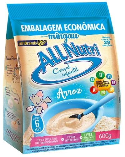 MINGAU ALLNUTRI 600G ARROZ PCT
