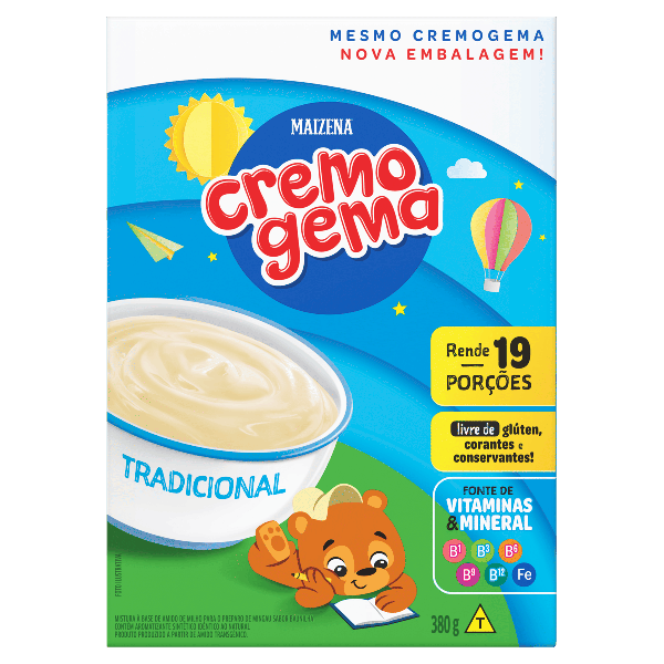 MINGAU CREMOGEMA 380G TRADICIONAL