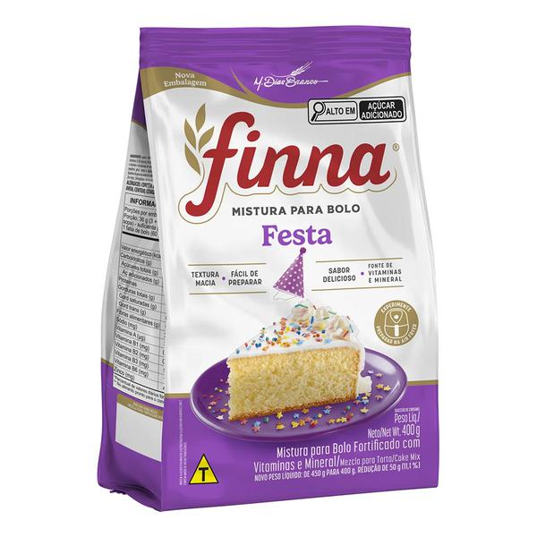 MISTURA PARA BOLO FINNA 400G FESTA
