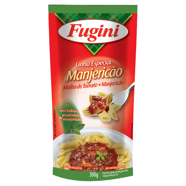 MOLHO TOMATE FUGINE MANJERICAO SACHE 340G