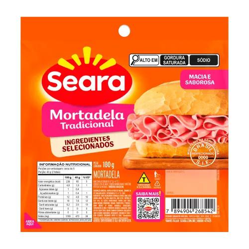 MORTADELA FATIADA 180G SEARA
