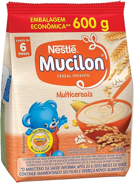 MUCILON CEREAL INFANTIL MULTICEREAIS 600G SACHE