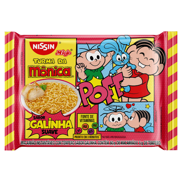 NISSIN LAMEN TURMA DA MONICA 85G GALINHA