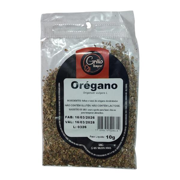 OREGANO 10G GRAO TEMPER