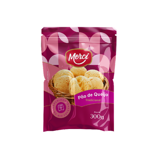 PAO DE QUEIJO CONG MERCI TRAD 300G