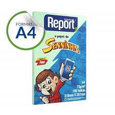 PAPEL ESCOLAR SENNINHA C/100 FLS VERDE