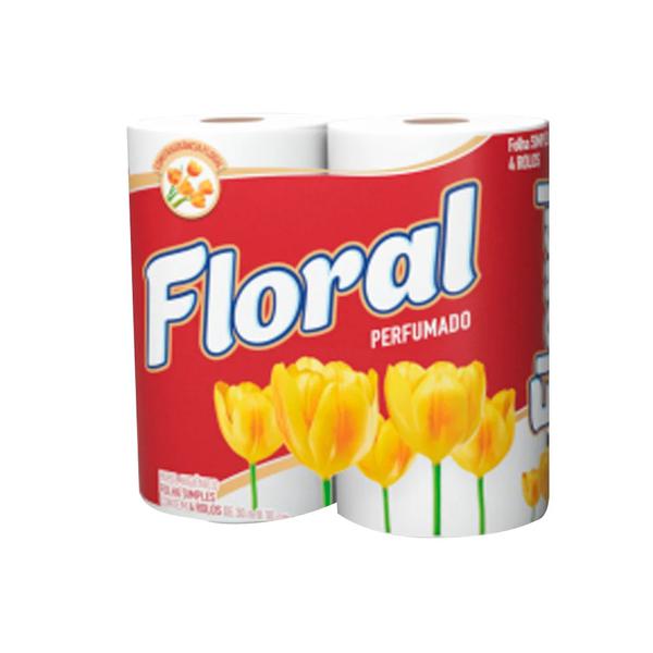 PAPEL HIGIENICO FLORAL PERFUMADO C 4