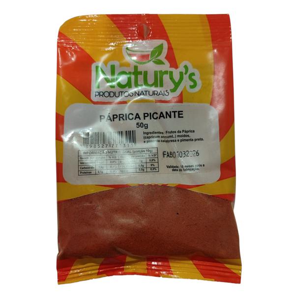 PAPRICA PICANTE NATURYS 50G
