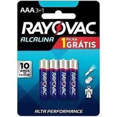 PILHA RAY. ALCAL.AAA PAL.C/4 4 LV4 PG3 20324