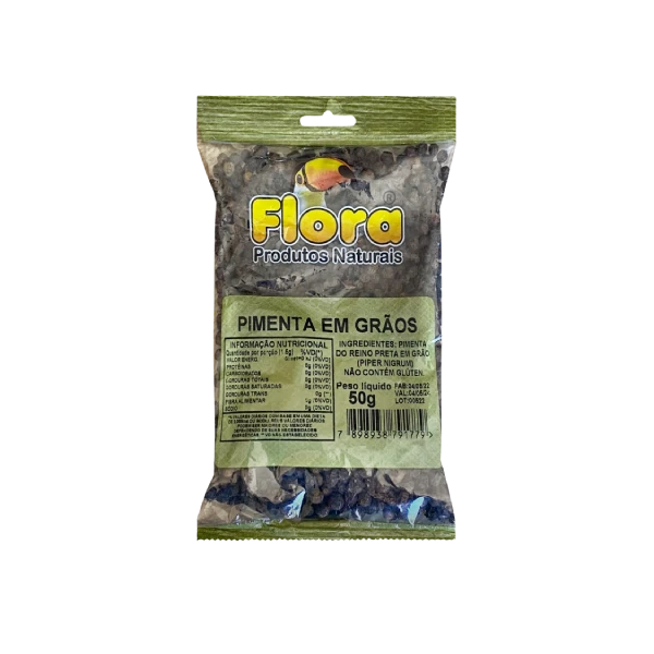 PIMENTA EM GRAOS 50 GR FLORA