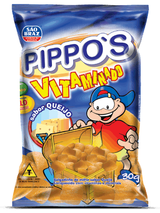 PIPPOS SAO BRAZ 30G QUEIJO