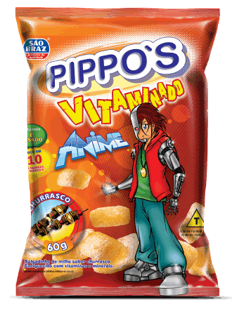 PIPPOS SAO BRAZ 60G ANIME PIZZA