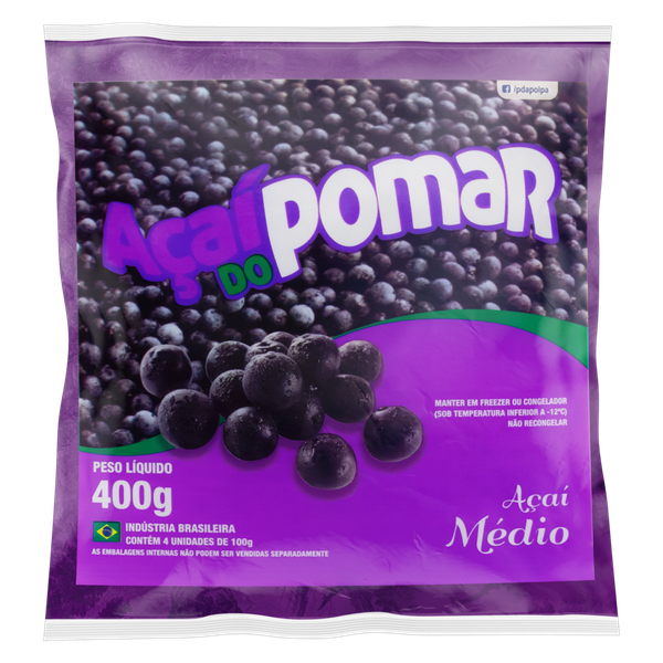POLPA ACAI POMAR DA FRUTA 400G