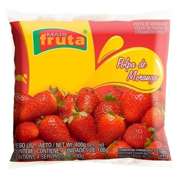 POLPA DE MORANGO 400G POLPA CAMPOS