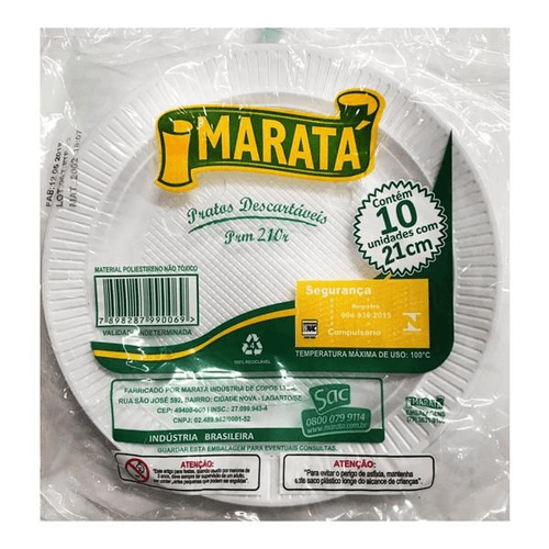PRATO DESC MARATA 120F C/10UN