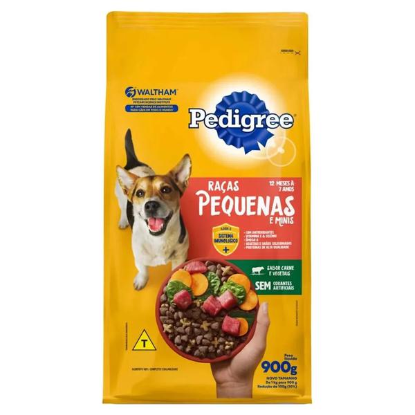 RACAO PEDIGREE 900GR ADULTO DRY RACAS PEQUENAS