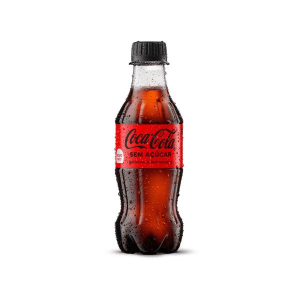 REFRIGERANTE COCA-COLA ZERO 250ML MINI PET