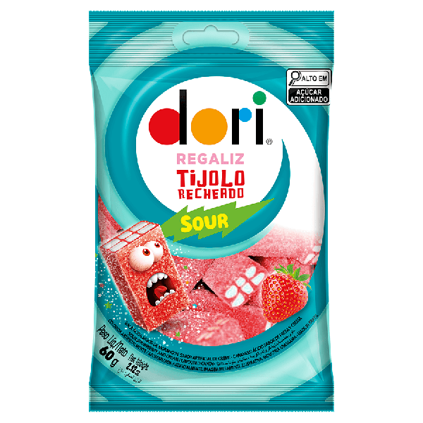 REGALIZ TIJOLO DORI 60G