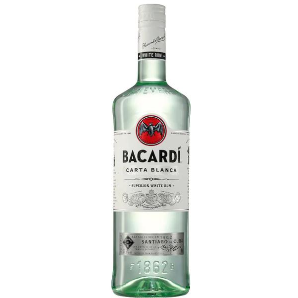 RUM BACARDI CARTA BLANCA 980ML UND