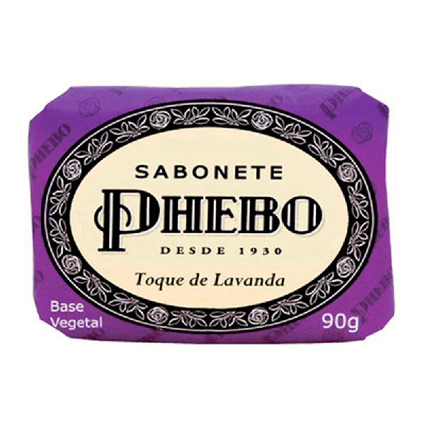 SABONETE EM BARRA PHEBO 90G TOQUE DE LAVANDA