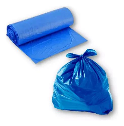 SACO PLASTICO PARA LIXO TUTTI 50LT COM 10 SACOS AZUL
