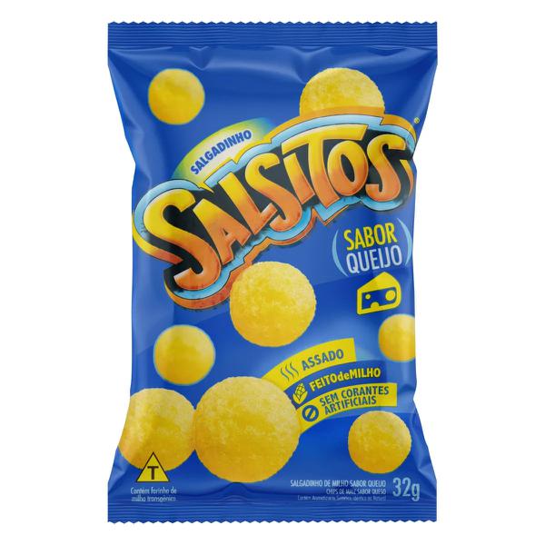 SALGADINHO DE MILHO SALSITOS 32G QUEIJO