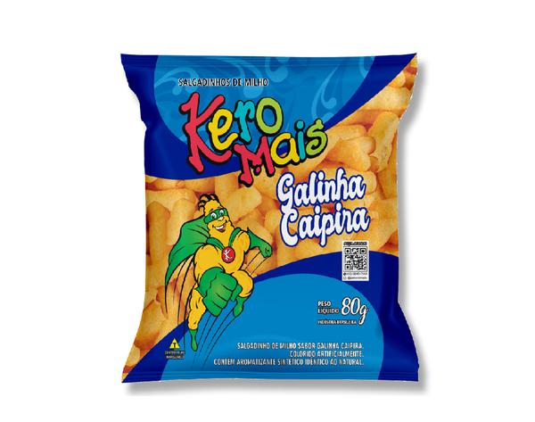 SALGADINHO KERO+ GALINHA CAIPIRA 80G UND