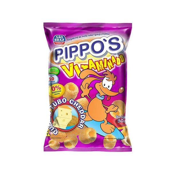SALGADINHO PIPPOS TUBO 30G CHEEDAR