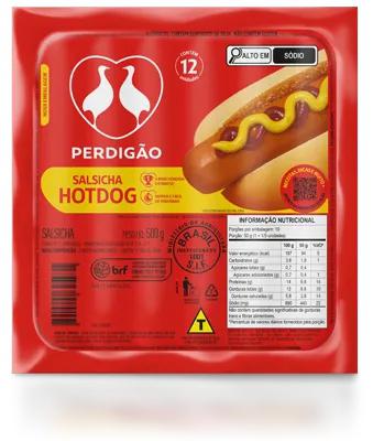 SALSICHA PERDIGAO PCT 500G