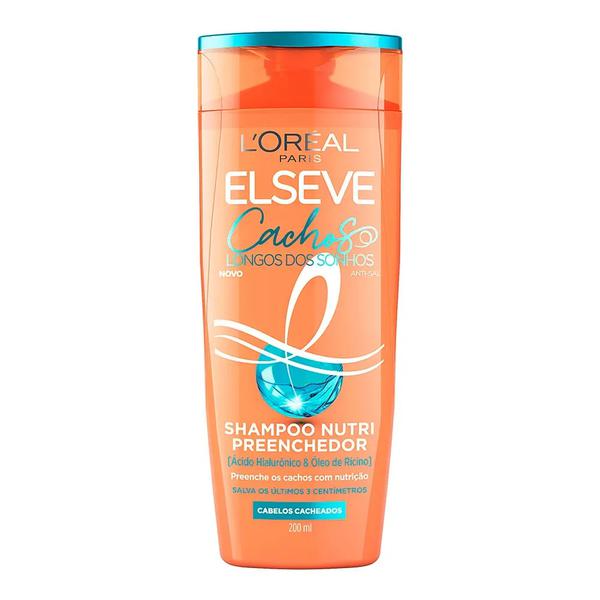 SHAMP ELSEVE 200ML CACHOS LONGOS