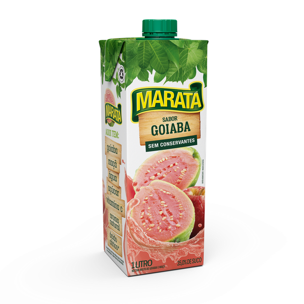 SUCO MARATA 1LT GOIABA
