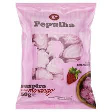 SUSPIRO MORANGO 50G PEPULHA
