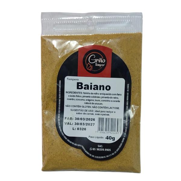 TEMPERO BAIANO 40G GRAO TEMPER