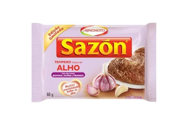 TEMPERO EM PO SAZON SACHE 60G ALHO LILAS