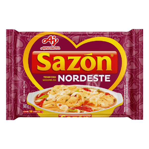 TEMPERO EM PO SAZON SACHE 60G NORDESTE VINHO