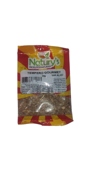TEMPERO GOURMET C/ ALHO NATURYS 50G