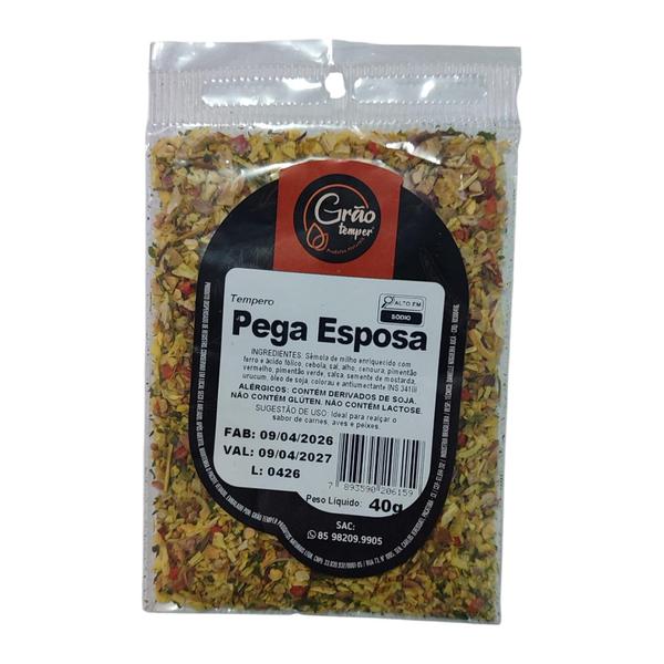 TEMPERO PEGA ESPOSA 40G GRAO TEMPER