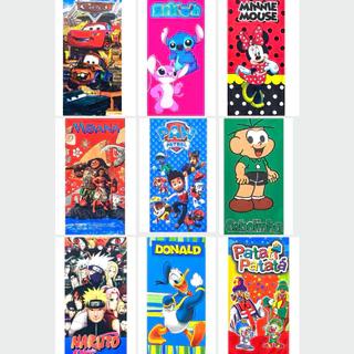 TOALHA ROSTO C/PERSONAGEM LR VARIEDADES