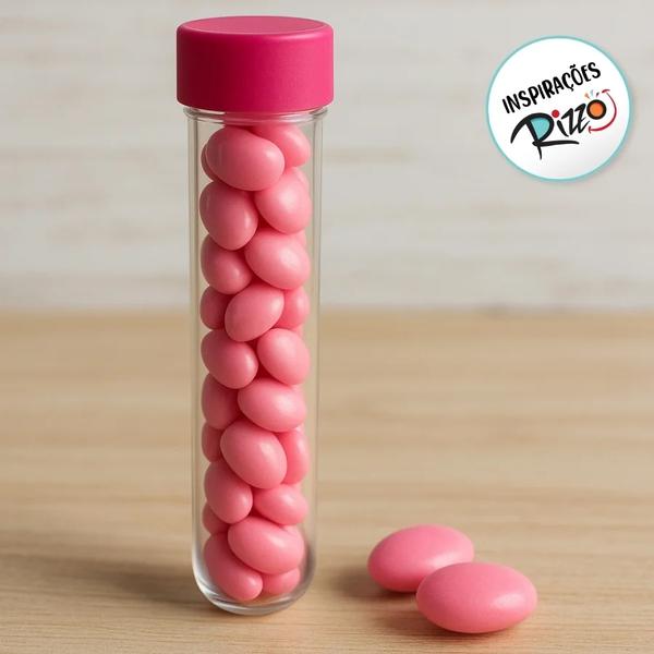 TUBETE 13CM PINK CRISPLASTIC UND