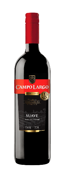 VINHO TINTO CAMPO LARGO 750ML SUAVE