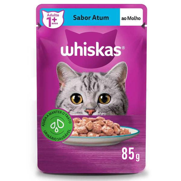 WHISKAS SACHE 85GR ADULTO ATUM AO MOLHO