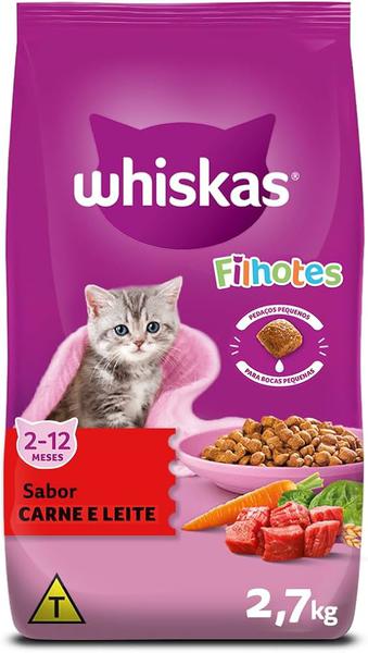 WHISKAS FILHOTE GATITO CARNE E LEITE KG