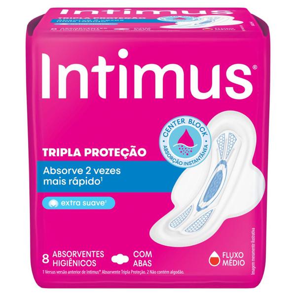 ABS INTIMUS NORMAL C/ABAS SUAVE 8UN