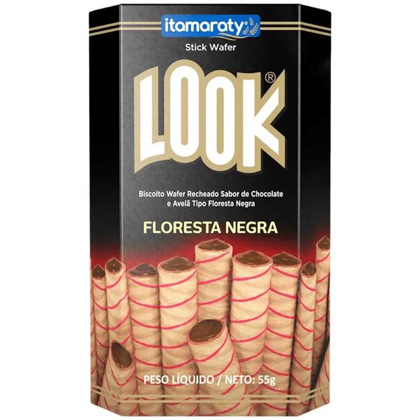 BISC ITAMARATY LOOK FL NEGRA 55G