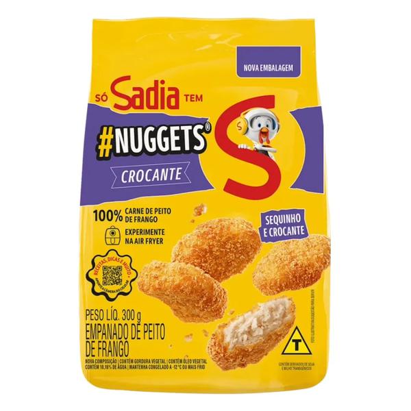 NUGGETS FGO CROCANTE SADIA 300G