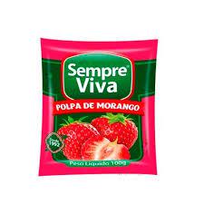 POLPA MORANGO SEMPRE VIVA 100G