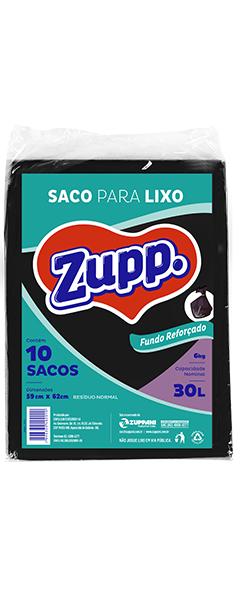 SACO P/LIXO ZUPP 30L