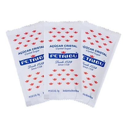 AÇUCAR CRISTAL PETRIBU SACHE 5GR CX C/ 400 UND