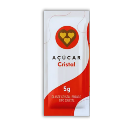 ACUCAR CRISTAL SANTA CLARA SACHE 5GR CX C/ 400 UN