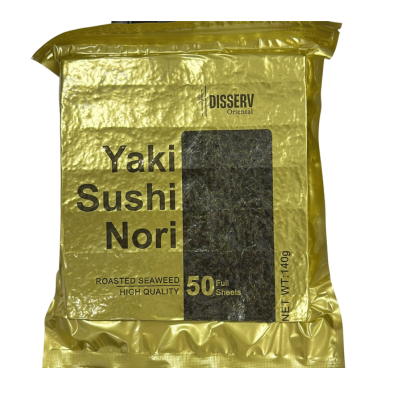 ALGA MARINHA YAKISUSHI NORI ( GOLD ) PCT 140GR